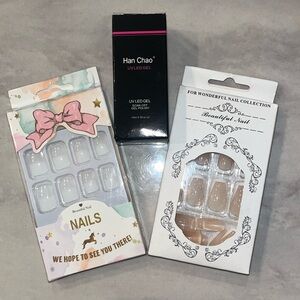 💅🏽Press On Nail + UV Nail Glue Bundle💅🏽